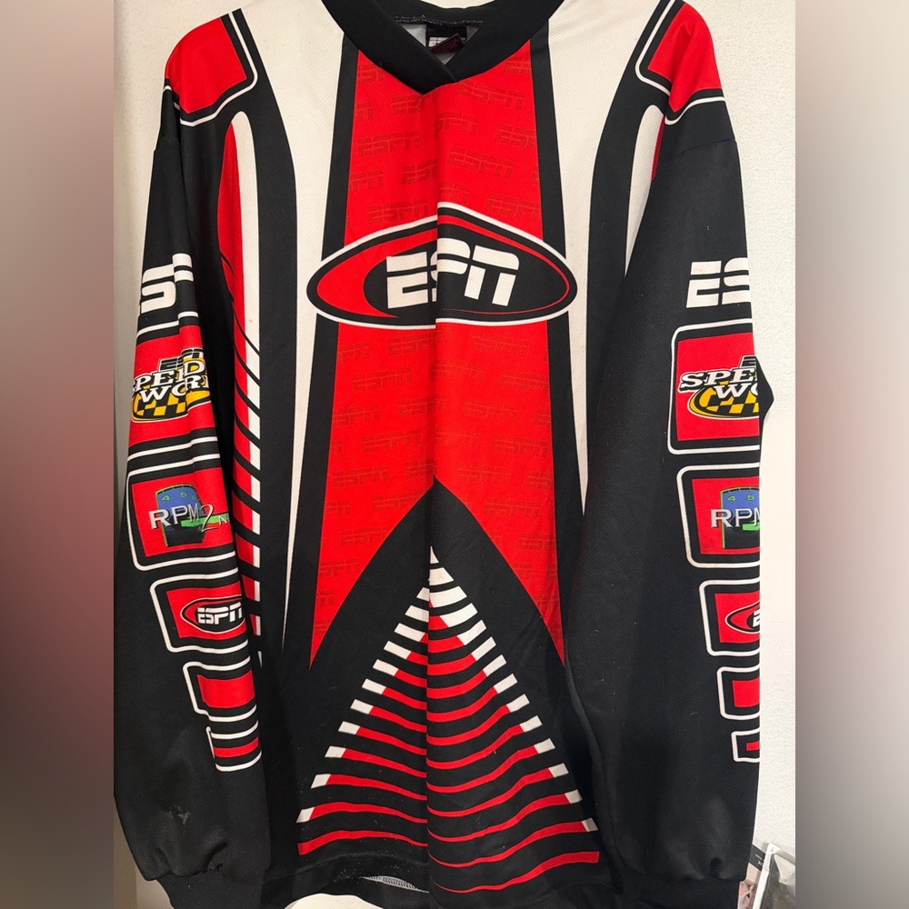 ESPN Red and Black Paintball Jersey